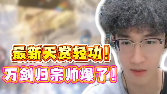 最新天赏轻功！万剑归宗帅爆了！