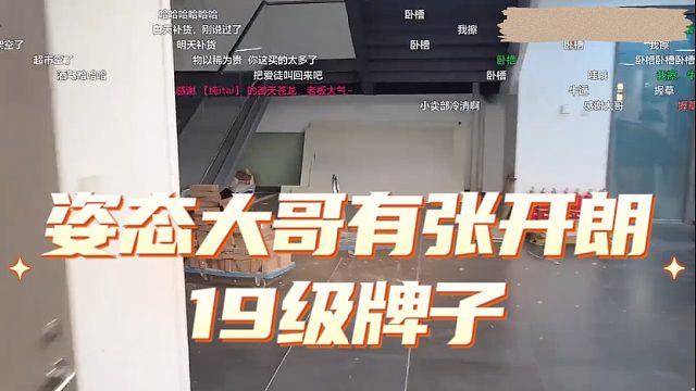 姿态大哥有张开朗19级牌子