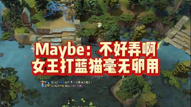 Maybe火猫，配合队友拉扯收割