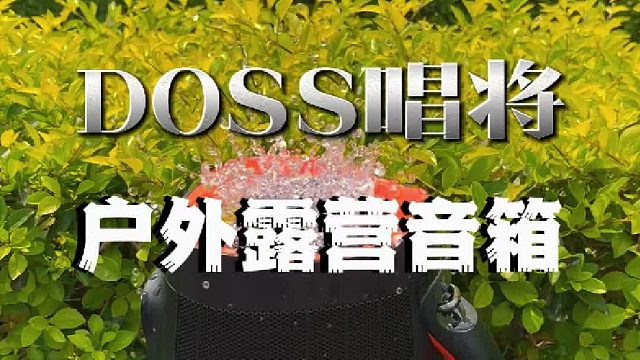 露营党的宝藏单品：DOSS唱将户外音箱