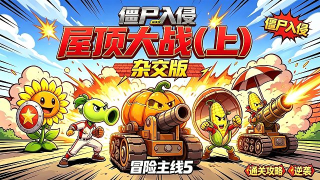 [第5篇]冒险主线5（屋顶大战-上）：关卡3-1到3-6