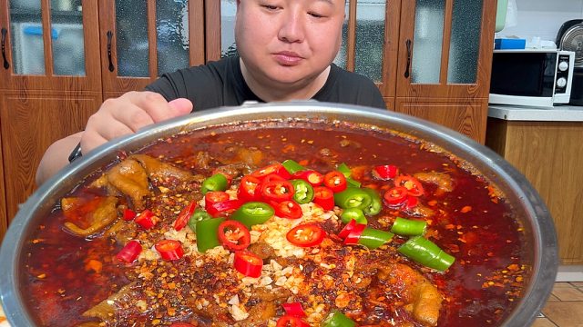 简单吃个水煮肉片
