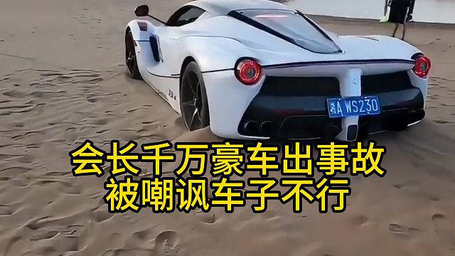 会长千万豪车出事故，被嘲讽车子不行