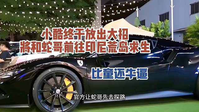 小酷终于放出大招，将和蛇哥前往印尼荒岛求生，比童还牛逼