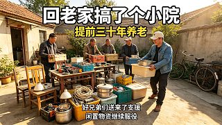 回老家搞了個(gè)小院提前三十年養(yǎng)老，今天好兄弟送來(lái)許多物資