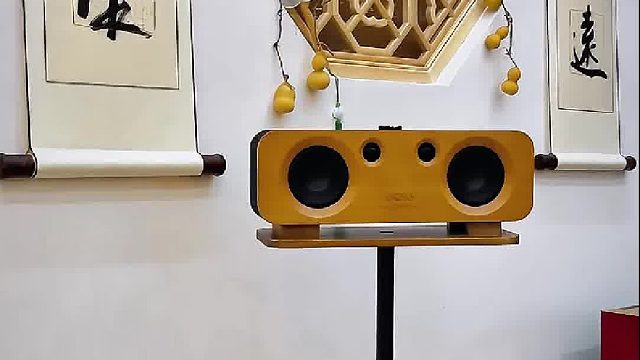 提升居家幸福感，一台立体音响就够！DOSS声浪原木音响