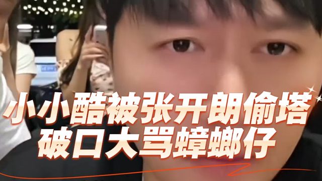 小小酷被张开朗偷塔，破口大骂蟑螂仔