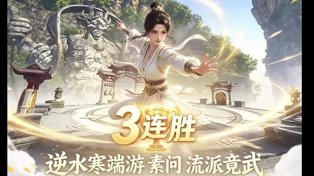 逆水寒端游 1V1 素问 流派竟武 3连胜