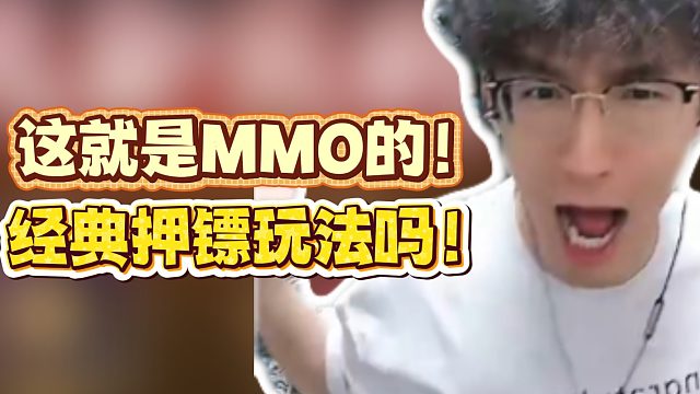 这就是MMO的！经典押镖玩法吗！