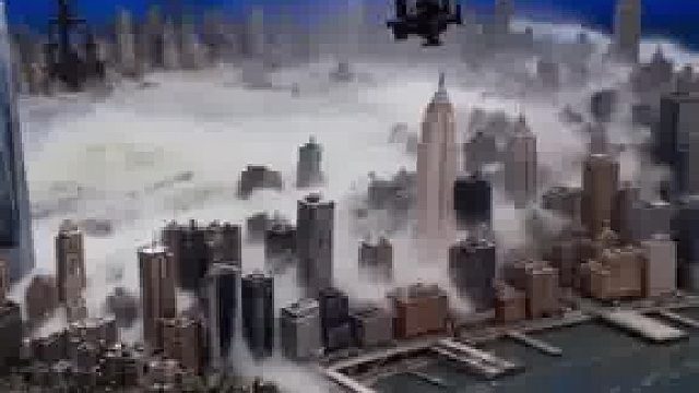 海啸是这么拍的，场面震撼！小成本大场面