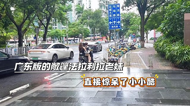 广东版的敞篷法拉利拉老妹，直接惊呆了小小酷
