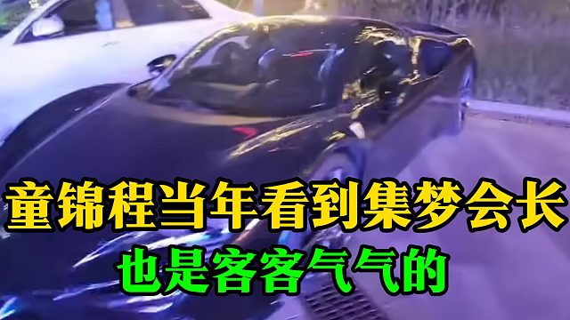童锦程当年看到集梦会长，也是客客气气的