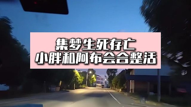 集梦生死存亡，小胖和阿布会合整活