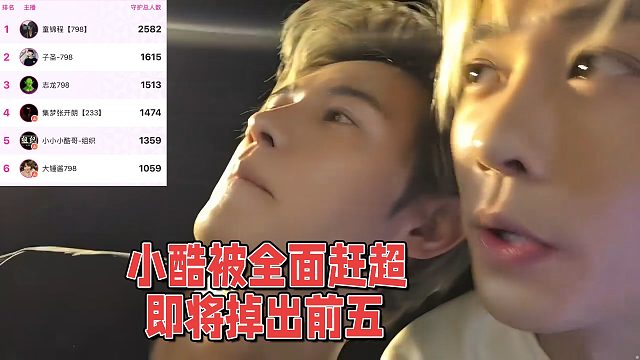 小酷被全面赶超，即将掉出前五