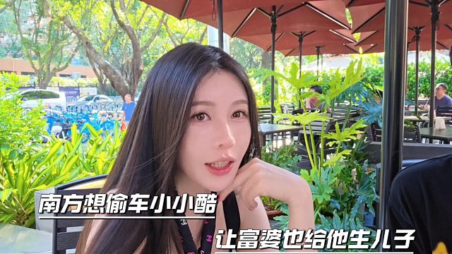 南方想偷车小小酷，让富婆也给他生儿子