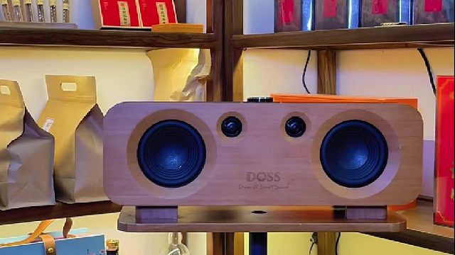 立体声声浪原木音响，让声音拥有空间感