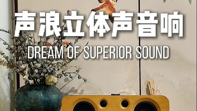 一方小桌一曲好音，氛围感全靠它！DOSS声浪原木蓝牙音箱