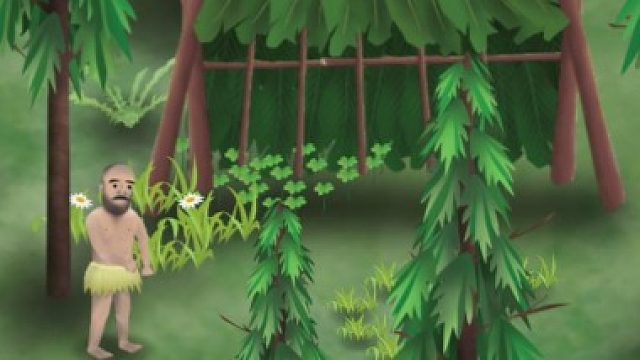 挨饿荒野建房子