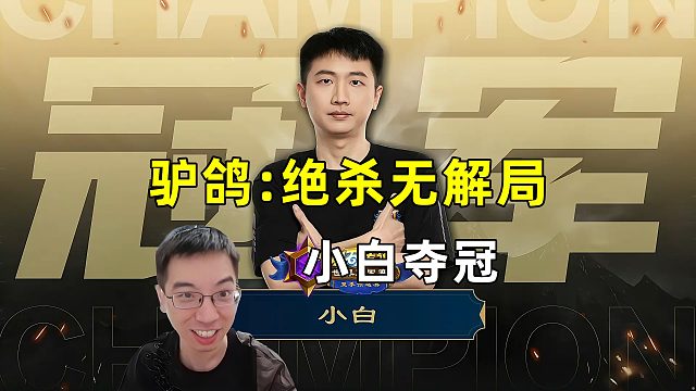 驴鸽：绝杀无解局，小白夏季赛夺冠！