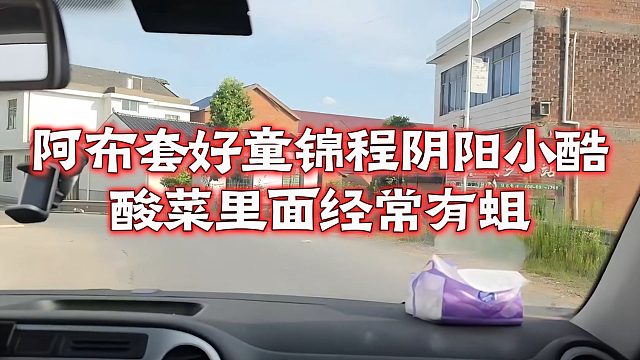 阿布套好童锦程阴阳小酷，酸菜里面经常有蛆
