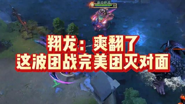 翔龙：爽翻了，这波团战完美团灭对面