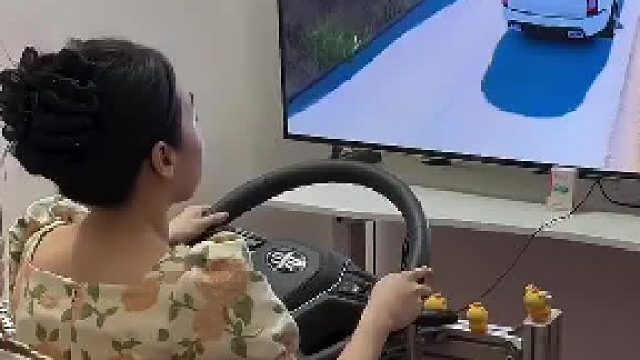 我的表妹正在考驾照，她要实现成为卡车司机的梦想