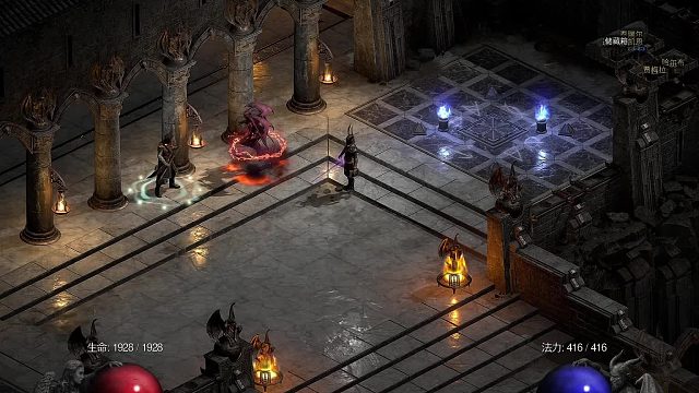 【战斗蜗牛】暗黑2新DLC3.2版-巨神刃死神劈斩格挡术士