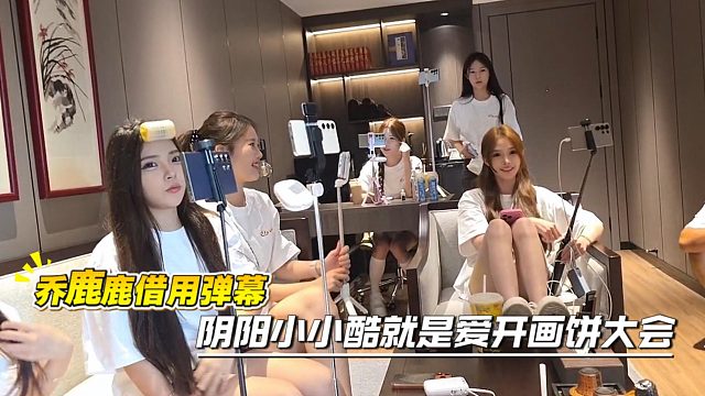 乔鹿鹿借用弹幕，阴阳小小酷就是爱开画饼大会
