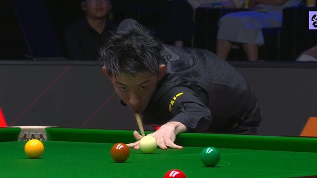 正播中国公开赛！吴宜泽VS吉尔伯特，犀利进攻一击毙命