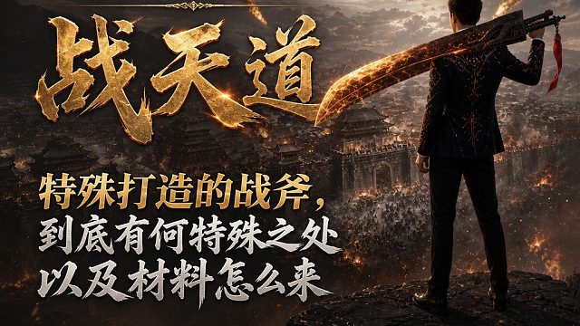 传奇手游：特殊打造的战斧，到底有何特殊之处以及材料怎么来