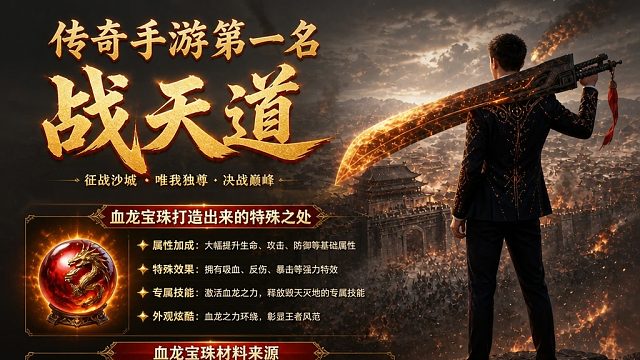 传奇手游：血龙宝珠打造出来的特殊之处以及材料来源