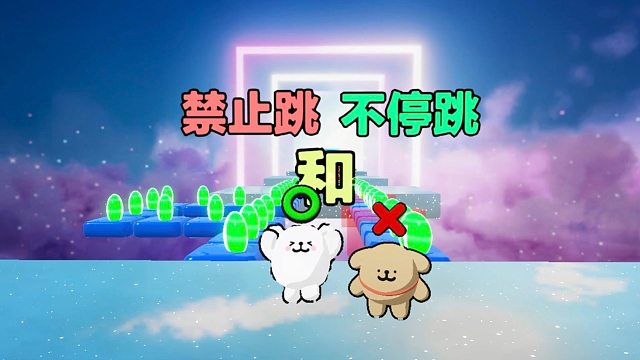 蚂一呀，我是不能跳，小金毛却是跳不停