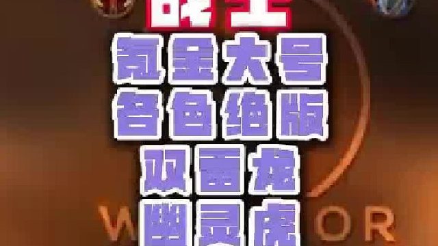 魔兽成品号 战士