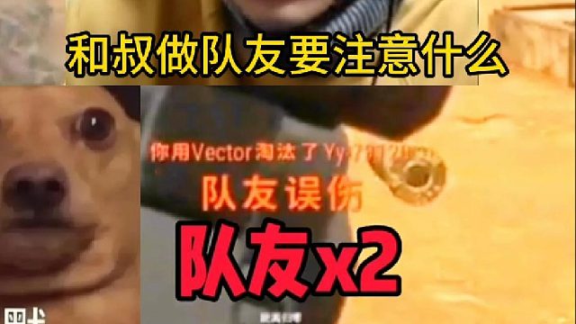 谁想和叔做队友？