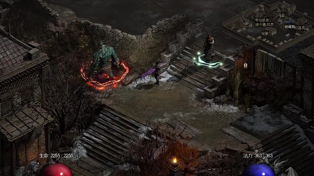 【战斗蜗牛】暗黑2新DLC3.3-丧钟劈斩术士测试版