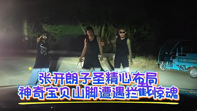 张开朗子圣精心布局，神奇宝贝山脚遭遇拦截惊魂