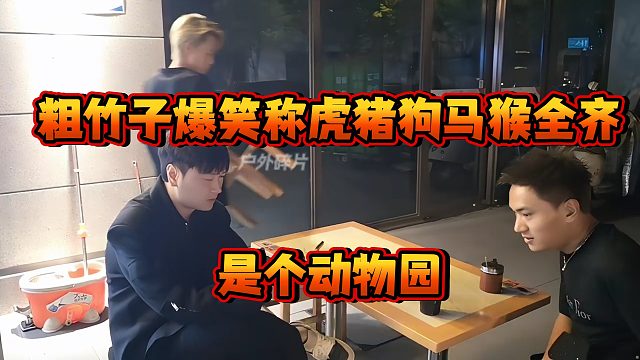 粗竹子爆笑称虎猪狗马猴全齐，是个动物园