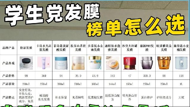 高人气发膜怎么选？发膜哪个牌子效果最好？顺滑留香护发首选！
