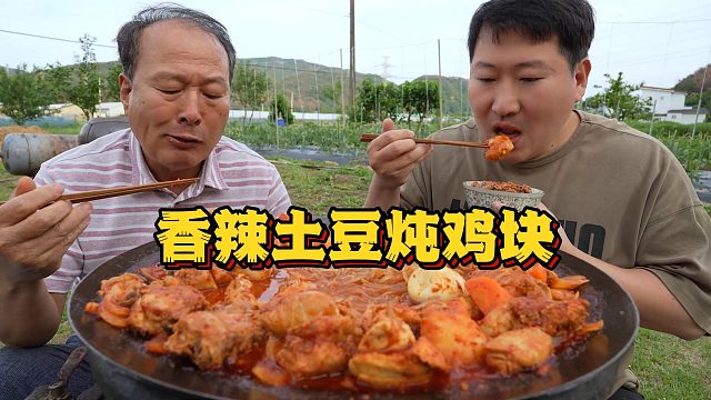 香辣土豆炖鸡｜土豆绵糯，粉丝滑弹，酱香浓郁。