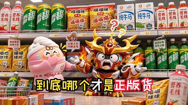 我就想去超市买点零食咋还买到了纯牛马和营养毛线啊！