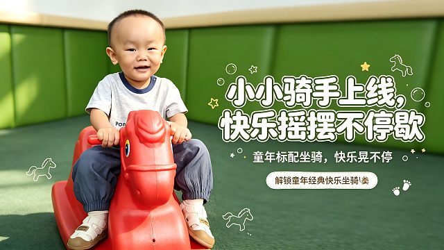 小小骑手上线，快乐摇摆不停歇