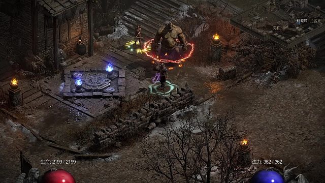 【战斗蜗牛】暗黑2新DLC3.3-迷雾弩反伤恶魔灾祸术士