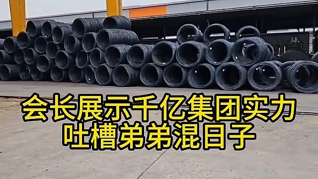 集梦会长展示千亿集团实力，吐槽弟弟混日子