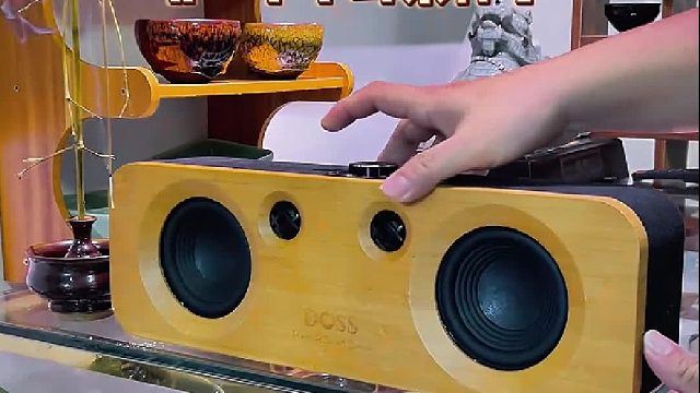 还在犹豫茶室音响如何选吗？推荐这款声浪原木音响