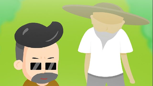 水果摊没生意大爷依旧很淡定...