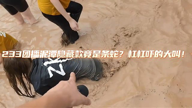 233团播泥潭隐藏款竟是条蛇？杠杠吓的大叫！