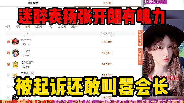 迷醉表扬张开朗有魄力，被起诉还敢叫嚣会长