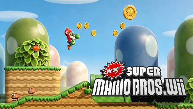 WII游戏《新超级马里奥》，一晃八年没玩过了