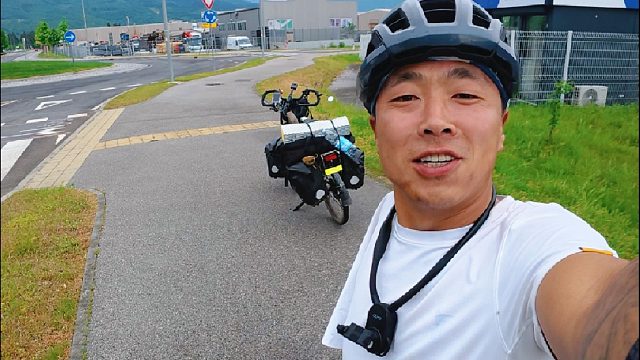 挑战80公里骑行到达斯洛文尼亚！