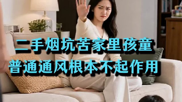 二手烟坑苦家里孩童，普通通风根本不起作用